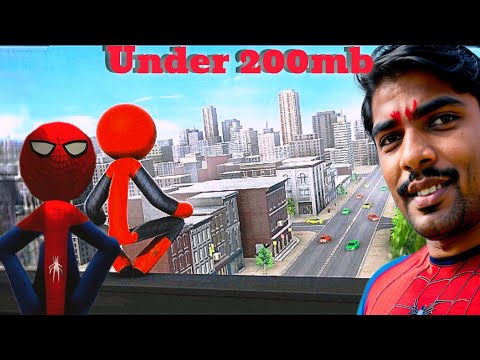 Exploring the city of patlu-SpiderMan | spider stickman rope heru