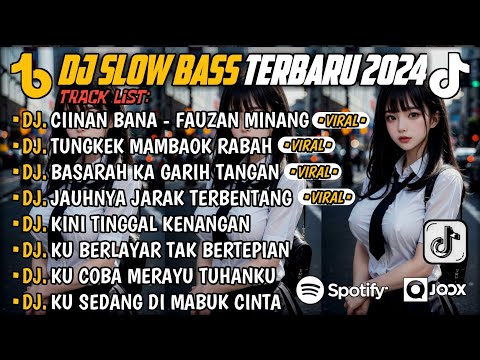 DJ SLOW BASS TERBARU 2024🎵DJ CIINAN BANA FAUZANA MINANG 🎵DJ TUNGKEK MAMBAOK RABAH 🎵FULL ALBUM