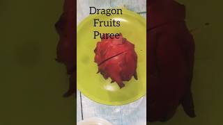 Dragon Fruits Puree fo 6.5 months baby food #dragonfruit #purees #babyhealthyfood #babyfood