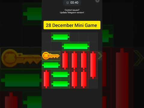 28th December, Hamster Kombat Puzzle Game Today #hamstercombat #minigame #minipuzzle