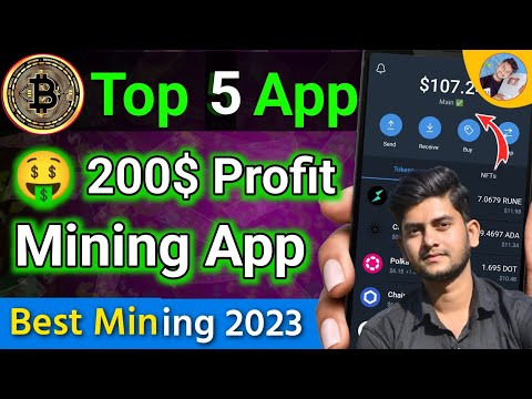 Top 5 Mining Apps for Android 2023 | 🤑 Best New Mining App With Smartphones | Zid Earning