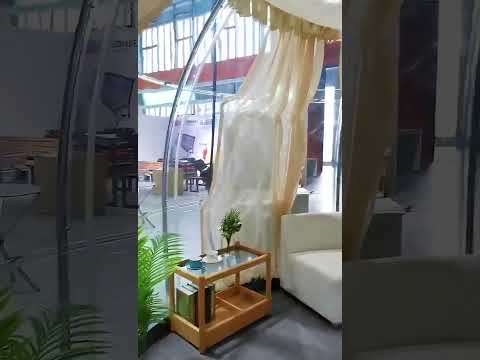 Comfortable Transparent Igloo Tent #domehouse #dometent #homestay #SkylightLiving #NatureEscape