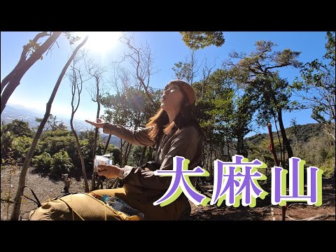 2024年1月　大麻山でのんびり。珍しく一人で歩いてきました。たまには一人の山歩きも楽しい♪ヤマガラたくさんいました。