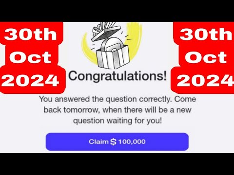 Today 30th October Time Farm Oracle Of Time Answer | Time Farm Daily Combo #timefarm #oracleoftime