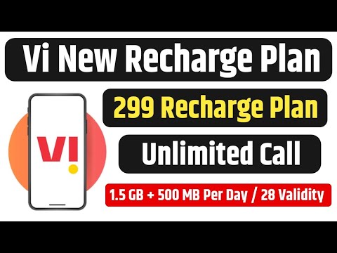 Vi 299 Recharge Plan Details | Unlimited Calling 28 Days Validity | Vodafone idea New Plan 2024