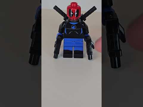 How to build deadpool (fantastic four suit) minifigure