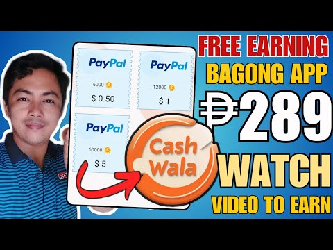 NEW PAYING APP 2024||CASH WALA APP REVIEW|| FREE ₱289 PAYPAL(GCASH)#makemoneyonline