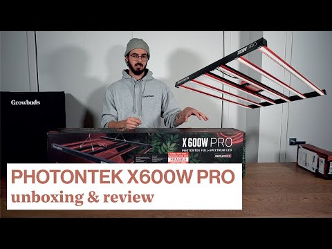 PhotonTek X600W Pro LED Grow Light Unboxing & Review | High-Quality But Still Affordable