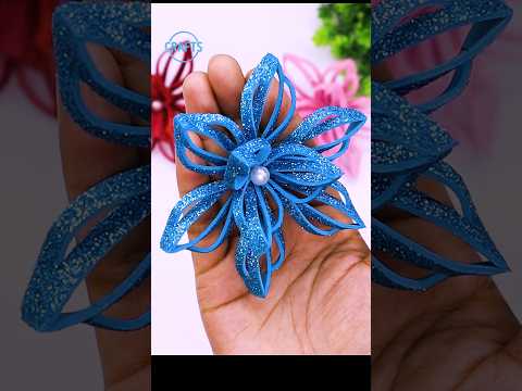 Christmas Snowflakes DIY Ornaments for Christmas Tree Decorations #shorts #christmas #craft #diy