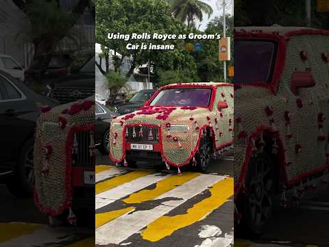 Rolls-Royce Cullinan as Anant Ambani Wedding Car #shorts #ambani #ambaniwedding #rollsroycecullinan