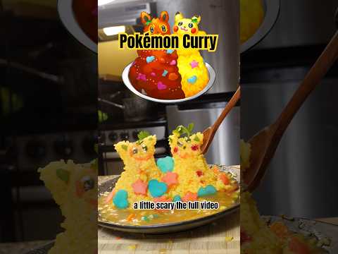 I tried making Pokémon curry. Full video up now #pokemon #curry #japanesefood #easyrecipe #pokémon