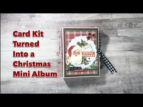 Christmas Mini Album made from a Cardkit | Simple Stories | Simple Vintage Dear Santa