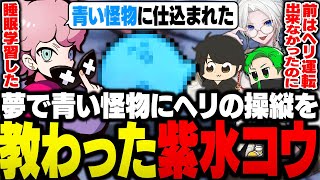 昔は出来なかったヘリの操縦を、夢で「青い怪物」から教わっていた紫水コウ【ストグラ/ふらんしすこ/切り抜き】