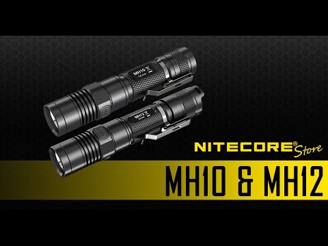 (Discontinued) Nitecore MH10 & MH12 1000 Lumen USB Rechargeable LED Flashlights