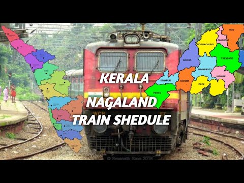 Kerala to Nagaland Train Time Shedule// Trivandrum Central to Dimapur Train Time