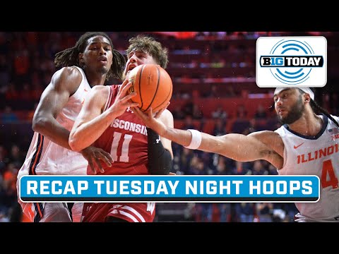 Recap Tuesday Night Basketball; Iowa's Football HC Kirk Ferentz Stops By | B1G Today