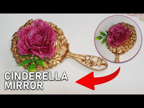 Fantastic Transmission of Cinderella Mirror ||#handmade #transformation #youtubepartner