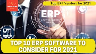 Top 10 ERP Software in the World 2021