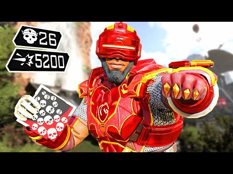 NEWCASTLE 26 KILLS & 5200 DAMAGE (Apex Legends Gameplay)