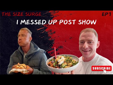 THE SIZE SURGE EP1, Full Day Of Eating Post Show, How To Avoid Cravings After A Diet