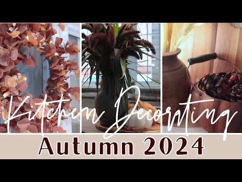 Cozy Fall Kitchen Decorating 2024 | Autumn Decor