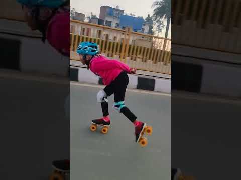 DAY2 SKATING PRACTICE 19/2/22 AISHWARYA TEAM LEOPARD SPEEDSKATING VARANASI #skating #shorts  #skate