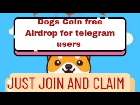 Dogs Coin free Airdrop for telegram users just Join and claim nothing to do| #dog #dogcoin #airdrop