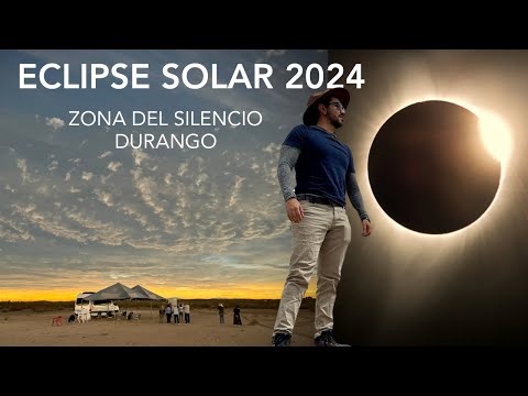 Solar Eclipse 2024 in the Silent Zone in Durango Mexico