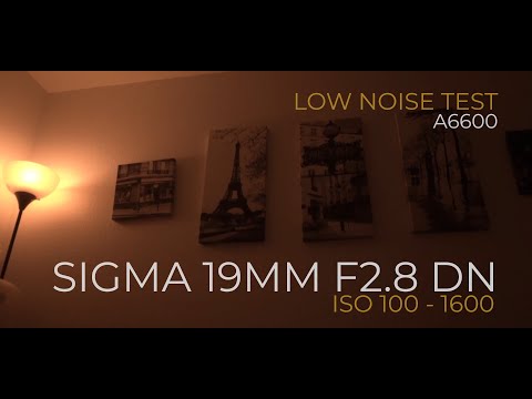 Low Light Test: 19mm f/2.8 on the Sony A6600 (ISO 100-1600)