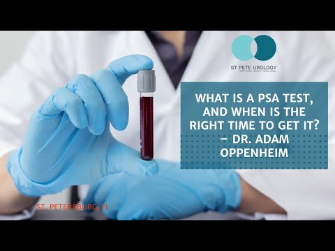 What is a PSA Test and When Should You Get It - Dr. Adam Oppenheim