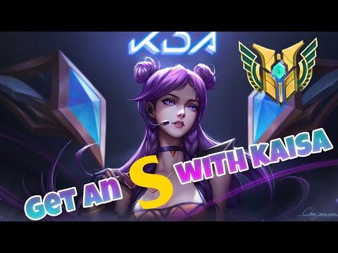 How To Get An S As Kaisa | Kaisa ADC | ADC Kaisa Gameplay