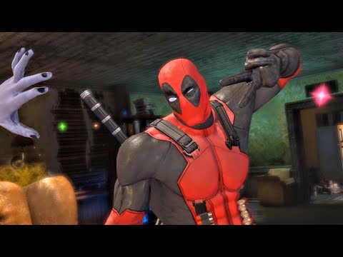 Wade Indiana Jonesing in Genosha Caves (Deadpool Game)