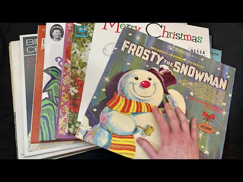 ASMR Christmas Vinyl Collection (whispered, scratching, tapping, rubbing)