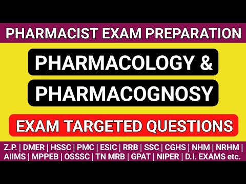 Pharmacist exam preparation | OSSSC | HSSC | MPPEB | DMER | ITBP | PMC | RRB etc. exam questions