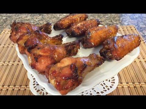 How To Make Teriyaki Chicken Wings, Easy Party Appetizers Finger Food Recipes-Asian Cuisine