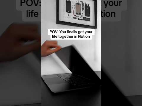 Getting my life together in Notion #notion #gettinmylifetogether #productivity #student