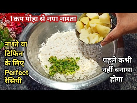 सुबह का नाश्ता हो या टिफिन 1कप पोहे से बनाएं बिलकुल नया  और मजेदार नाश्ता | Nasta Recipe | Breakfast