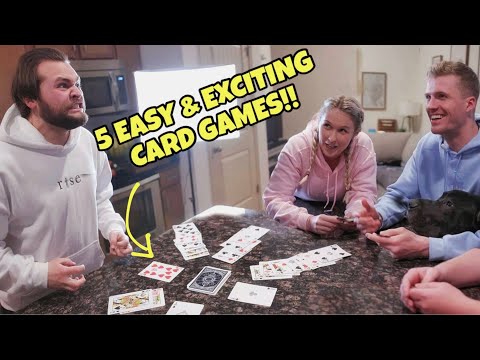 5 MORE EXCITING and EASY-TO-LEARN CARD GAMES!!