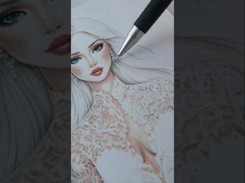 Drawing gorgeous hair #drawing #drawinghair