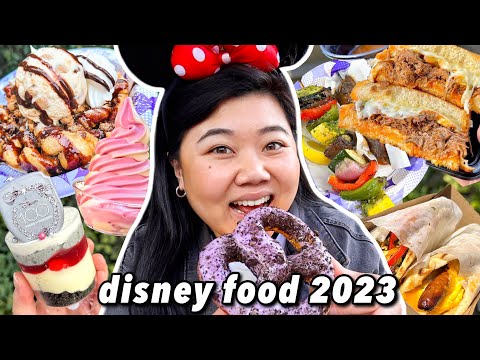 What to Eat at DISNEYLAND! Disney Food Tour 2023 (taro pretzel, birria grilled cheese & more)