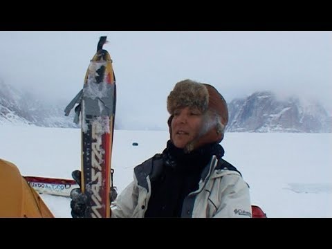 Ingrid Ortlieb explains the carriage towards Stewart Valley - Sam Ford Fiord 2010 expedition