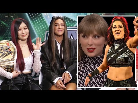 IYO SKY/Dakota Kai: WWE Needs More Female Writers, Women's Mid-card Title + Bayley,  Taylor Swift