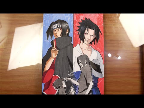 Drawing Itachi | Sasuke #NARUTUBRO