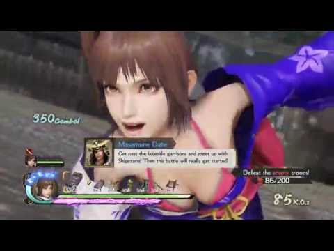 SAMURAI WARRIORS 4 Kunoichi Gameplay