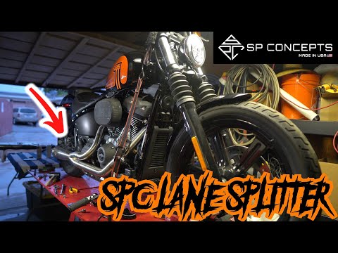 SP CONCEPTS EXHAUST INSTALL ON A STREET BOB 114