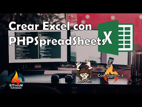 Crear Archivo de Excel en Codeigniter 4