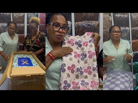 FAITHIA BALOGUN AT STRICTLY BRIDES FABRIC STORE, DOLPHIN ESTATE, IKOYI, LAGOS