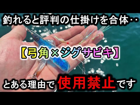 「弓角+ジグサビキ」…この超人気仕掛けの組み合わせは使用禁止、私は二度と使いません