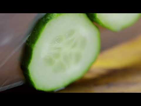 Slicing Cucumbers | Copyright Free Video Footage