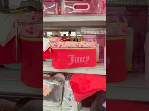 Juicy Couture Make Up bags at Burlington #juicycouture #shaniceshoppingsaga #shoppingvideos